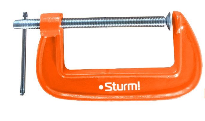 Струбцина G-образная Sturm 1078-01-75, 75 мм 18039 фото